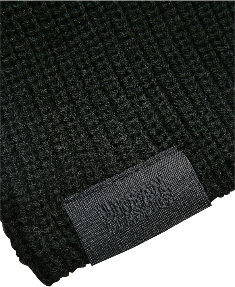 UrbanClassicsMtzeHeavyKnitBalaclavaBlack