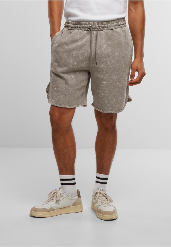 UrbanClassicsWashedPipedShortsTB7345Steelgrey-3XL