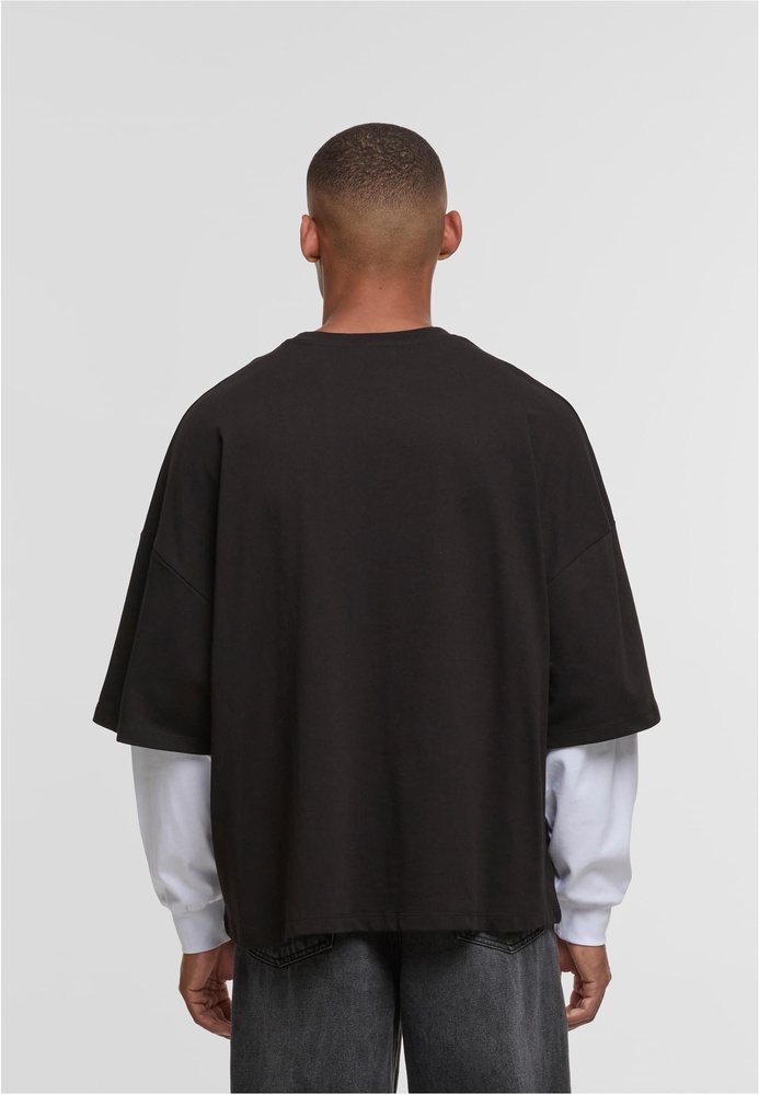 DEFDoubleLongsleevesDFLS029JetblackBrightwhite-L