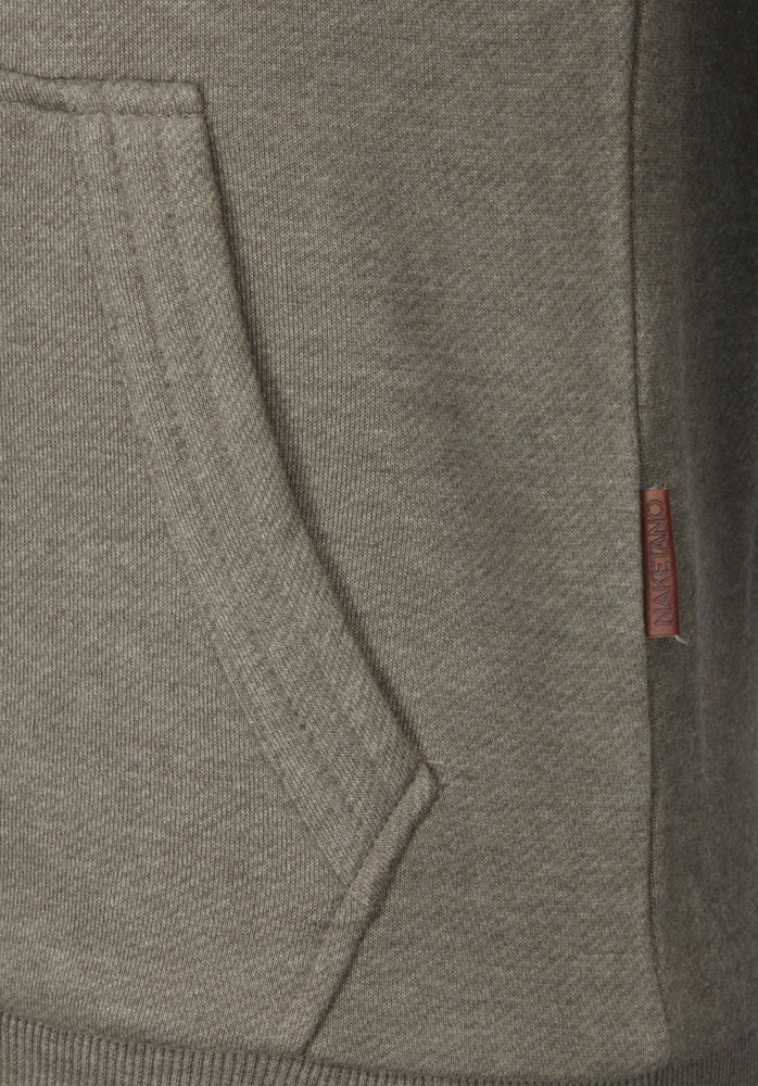 NaketanoDamenHoodieBrazzo1801-0301OliveMelange-XS