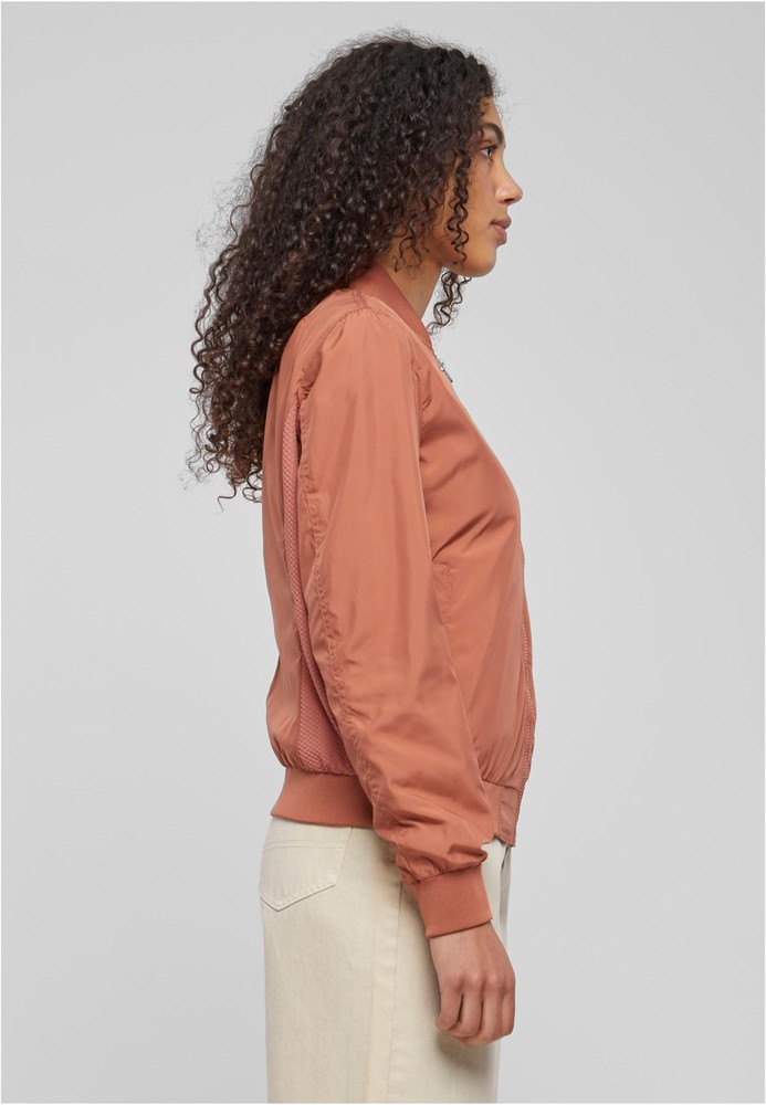 UrbanClassicsDamenLadiesLightBomberJacketTerracotta-3XL