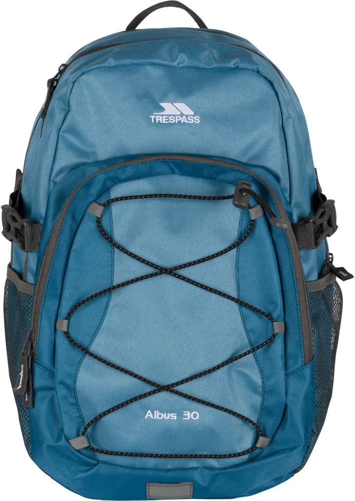 TrespassRucksackAlbusCasualBackpackStormBlueBondiBlue