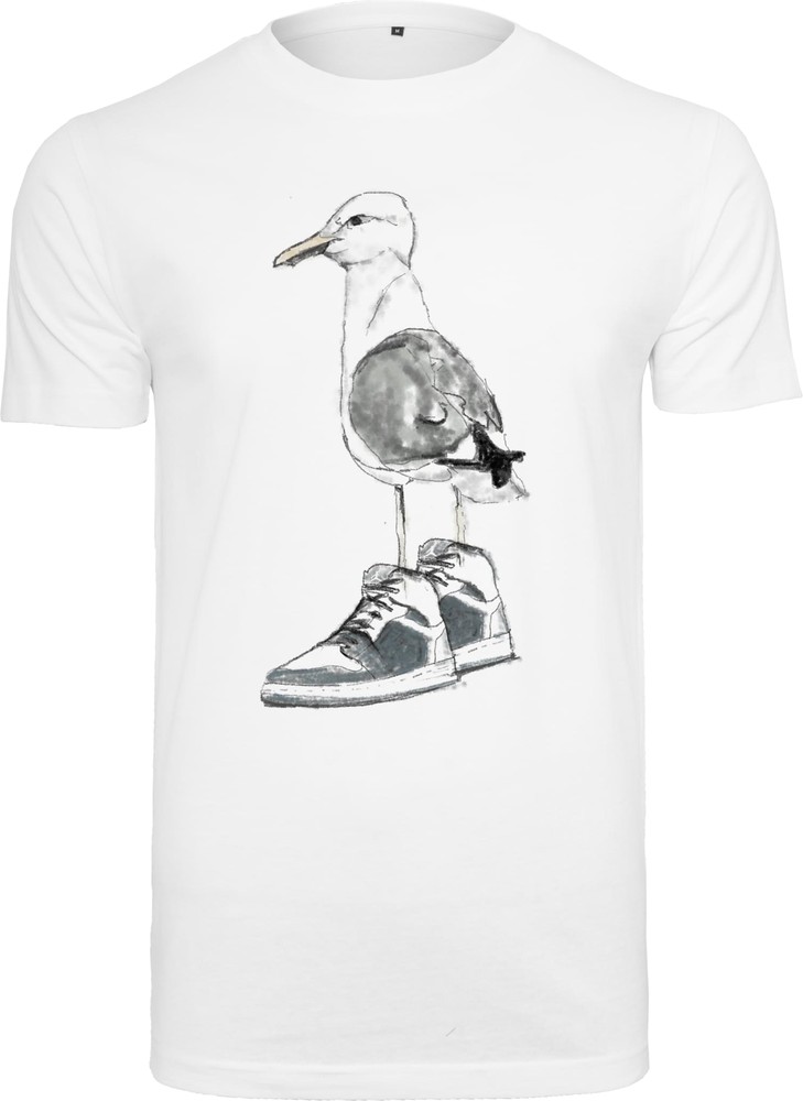 MisterTeeSeagullSneakersTeeWhite-L