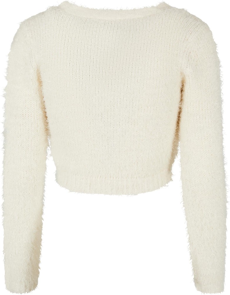 UrbanClassicsDamenLadiesCroppedFeatherCardigan