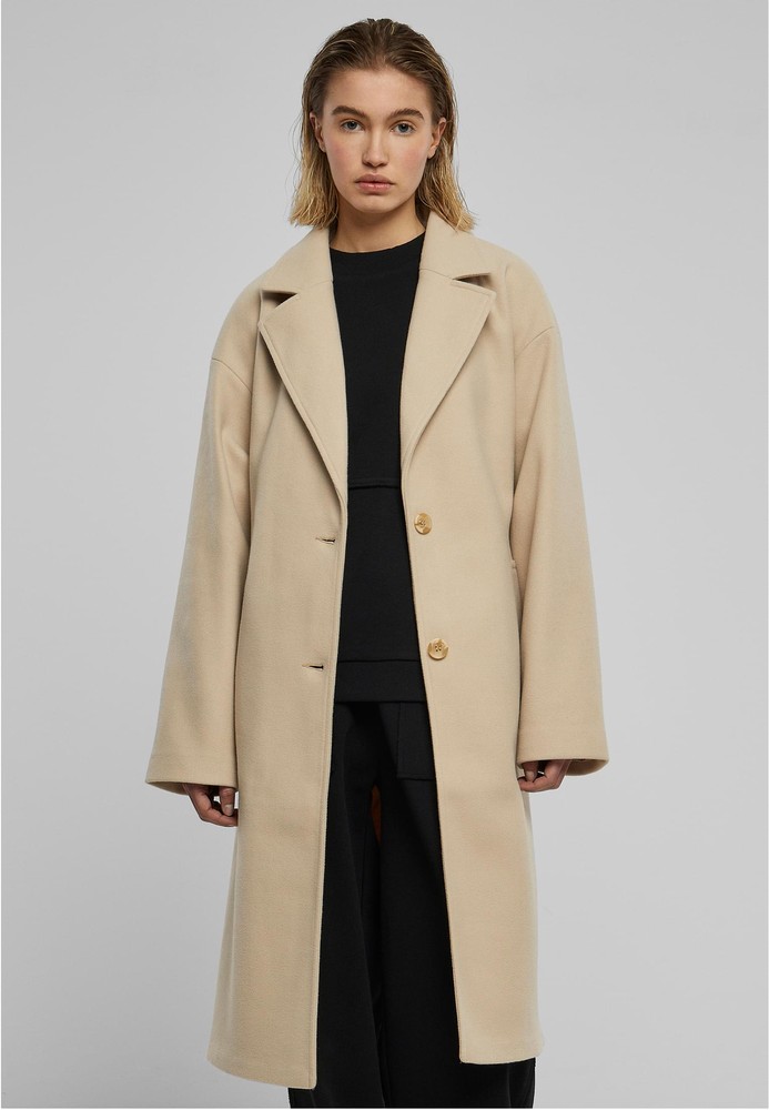 UrbanClassicsDamenMantelLadiesOversizedLongCoatWetsand-3XL