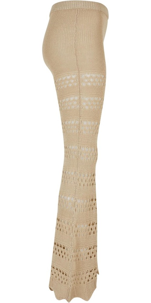 UrbanClassicsDamenLadiesFlaredCrochetKnitLeggingsSoftseagrass-3XL