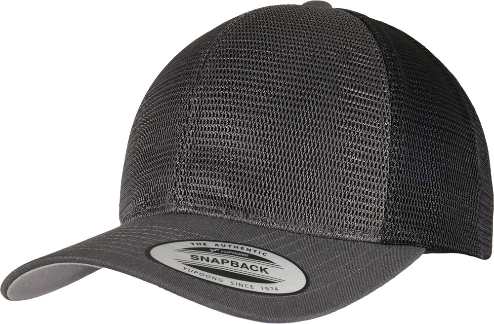 FlexfitCap360Omnimesh2-ToneCapCharcoalBlack