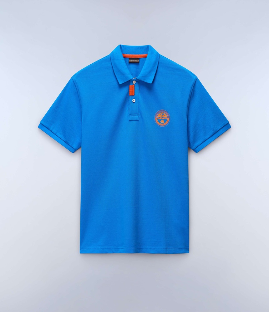 NapapijriPoloShirtE-ClanisSsNP0A4ID3FrenchBlue-XS