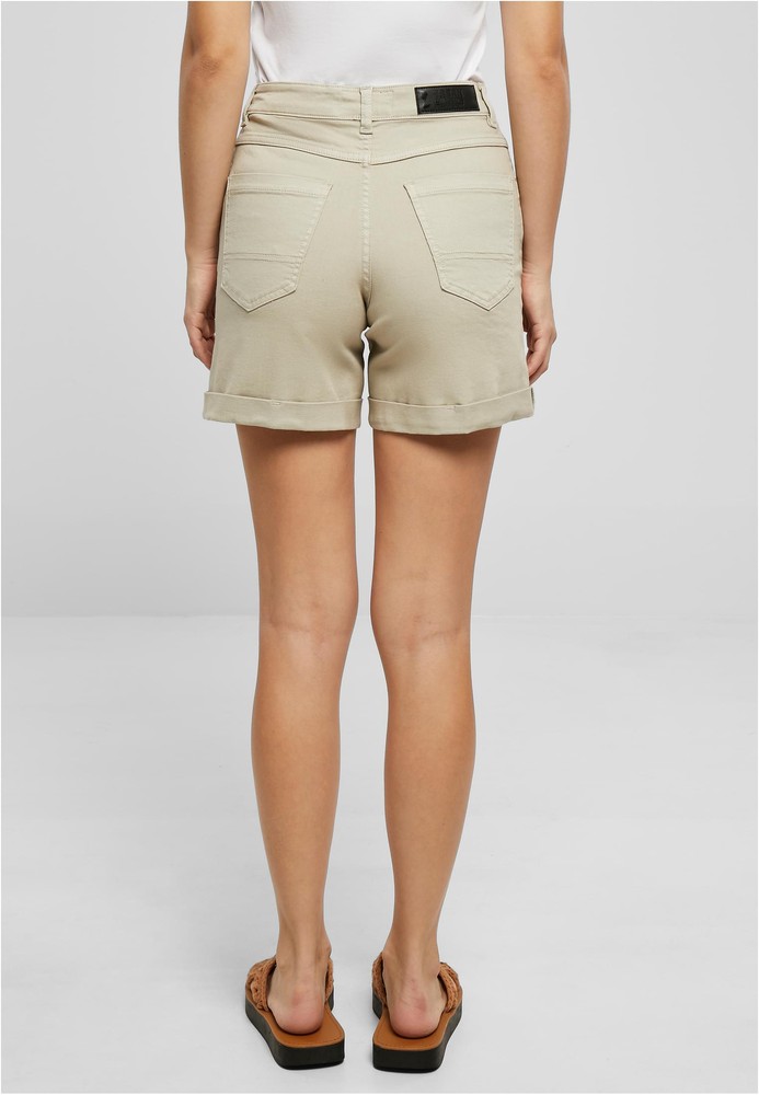 UrbanClassicsDamenLadiesColoredStrechDenimShorts