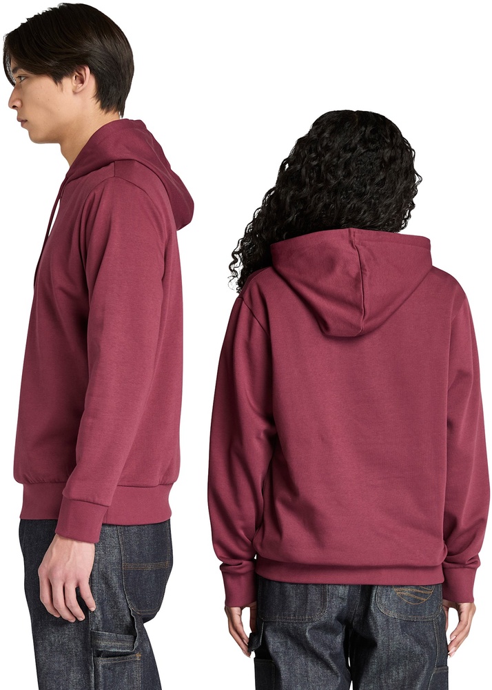 TimberlandPulloverSweatshirtEmborideredLogoBrushbackHoodieTB0A43AB