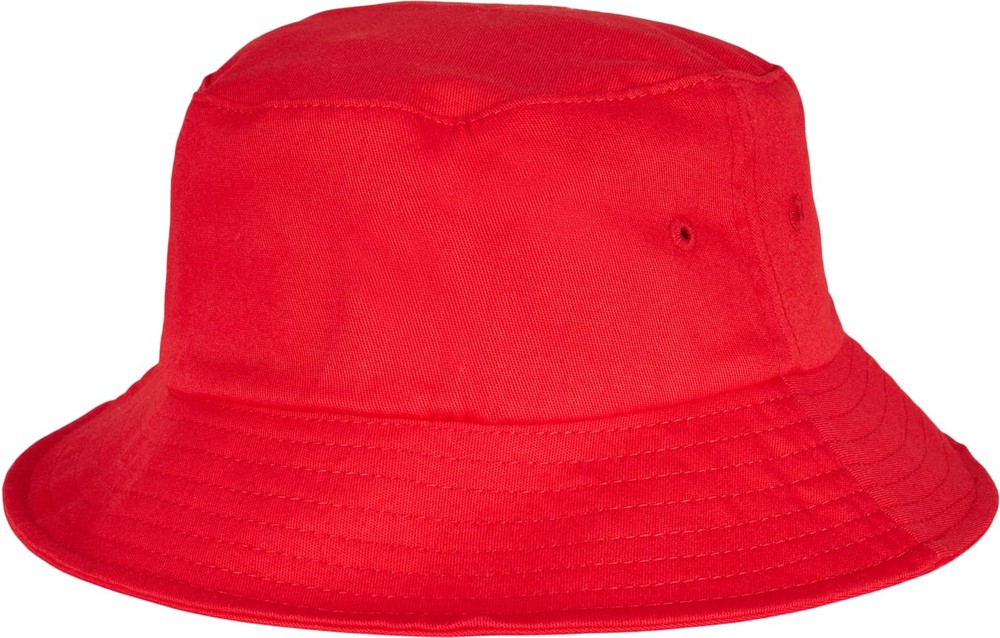 FlexfitKinderCottonTwillBucketHatKidsRed