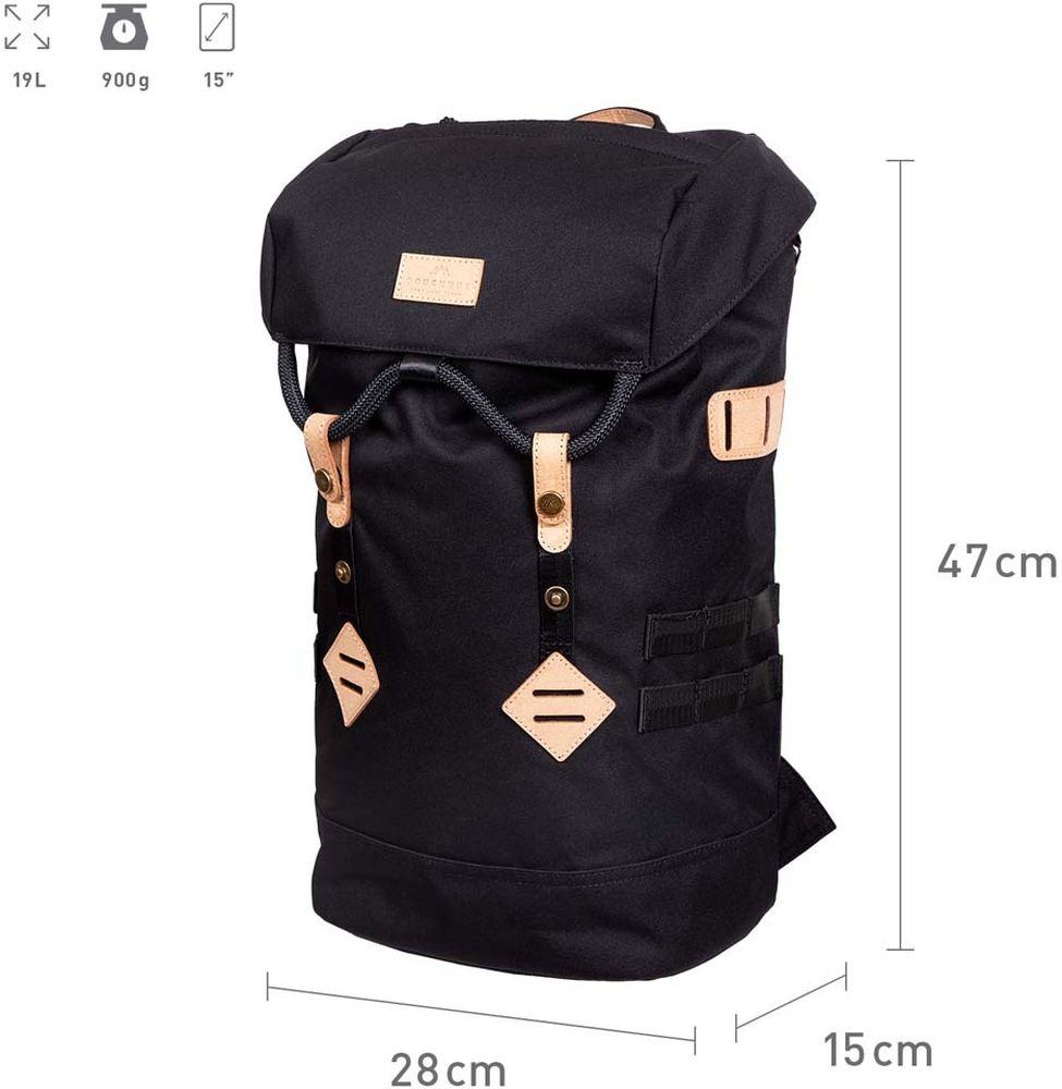 DoughnutColoradoRebornSeriesRucksackD104REBlack-15Liter