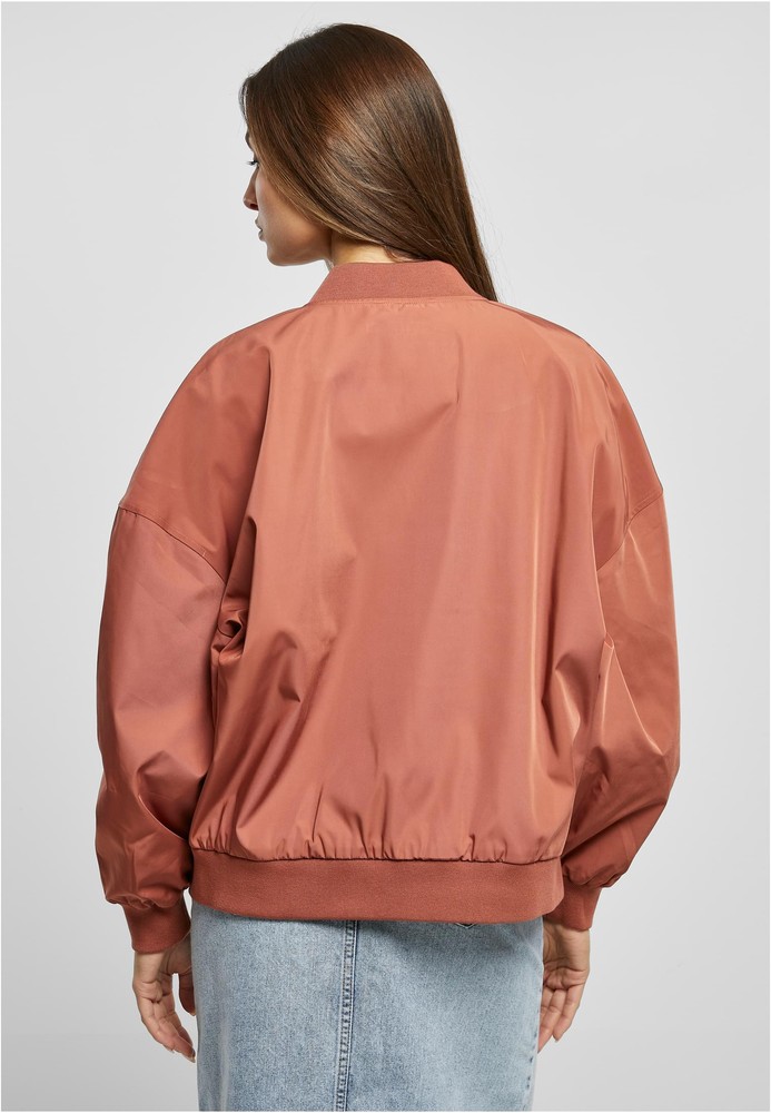 UrbanClassicsDamenLadiesRecycledOversizedLightBomberJacketTerracotta-3XL