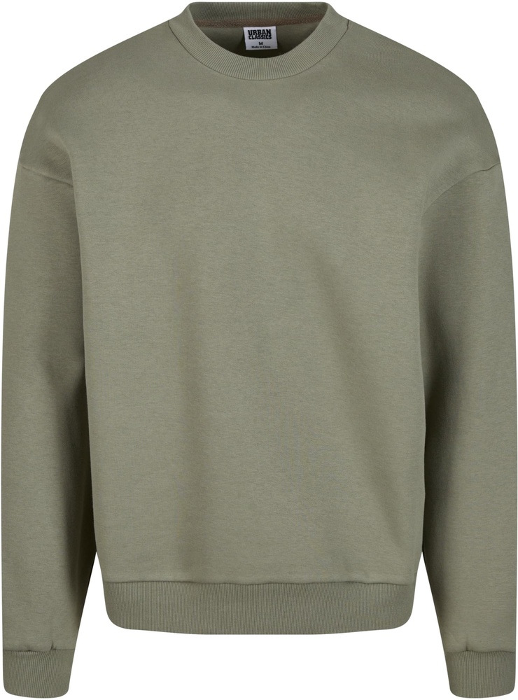 UrbanClassicsFluffyCrewneckTB6751Paleolive-3XL
