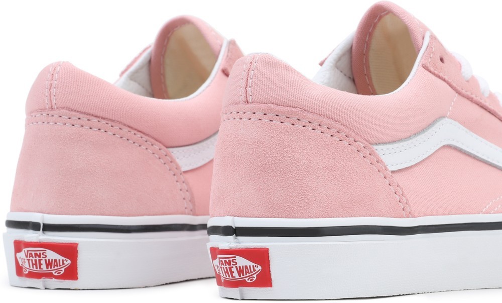 VansJuniorKidsLifestyleClassicFTWSneakerJnOldSkoolPowderPinkTrueWhite