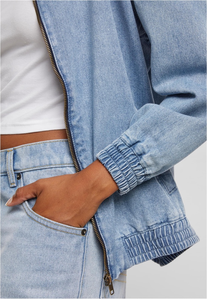 UrbanClassicsDamenJackeLadiesOversizedSkaterJacketTB7131NewLightBlueDirtyWashed-3XL