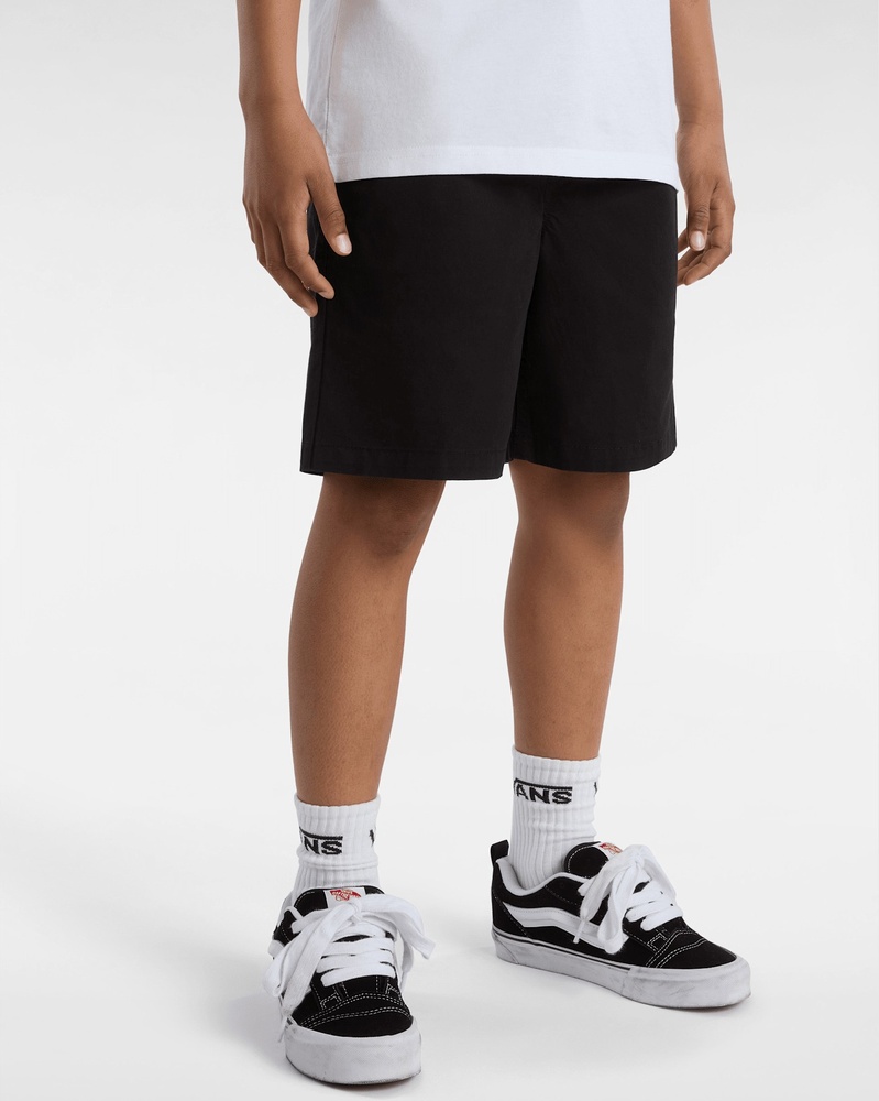 VansKinderShortsRangeElasticWaistShortII0A7SHEVNBLKBlack-L