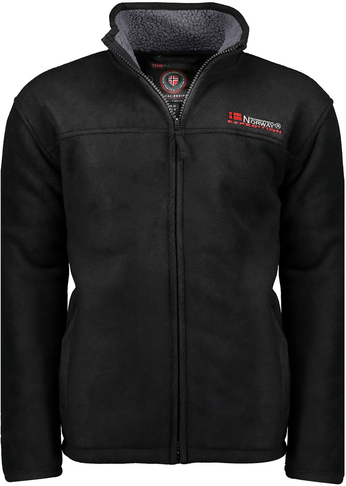 GeographicalNorwayFleecejackeUsineMenNewBs007Black-3XL