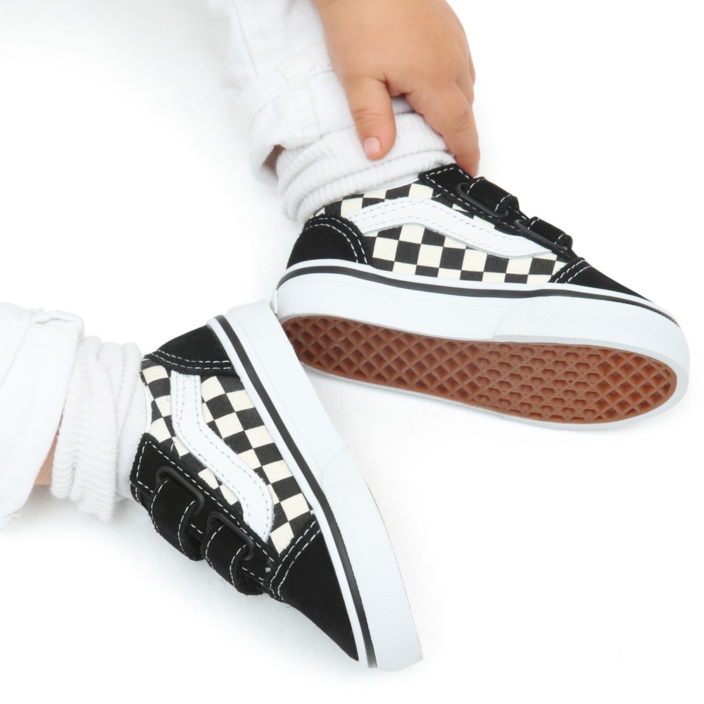 VansJungenLifestyleSneakerTdOldSkoolV0A38JNVNP0SPrimaryCheckBlkWhite-21