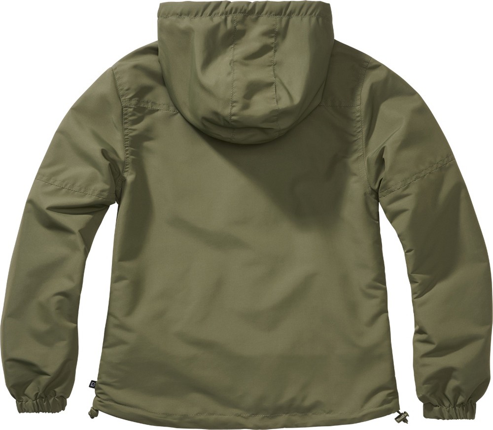 BranditWomenJackeLadiesSummerWindbrfrontzipOlive