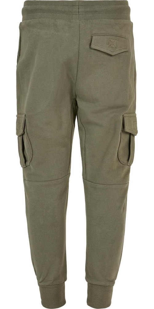 UrbanClassicsJungenBoysFittedCargoSweatpantsOlive-110116