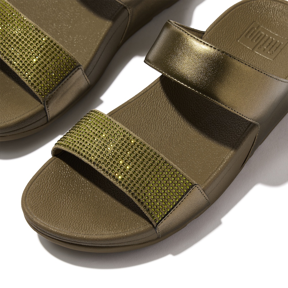 FitFlopDamenSandalenLuluSlide-HotfixEC4Camo-Green-36