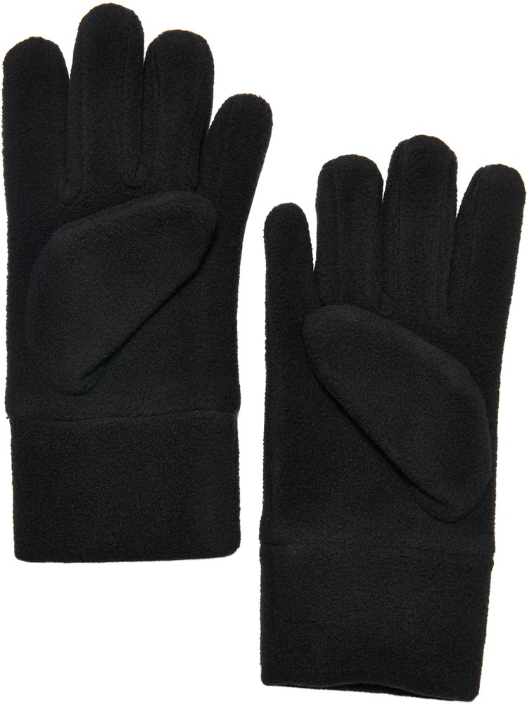 UrbanClassicsJungenSchalFleeceWinterSetKidsBlack-LXL