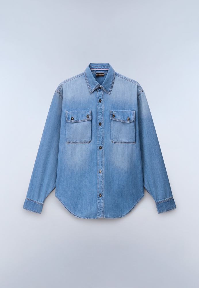 NapapijriLongsleevesO-KieneLsNP0A892ZDenimD1B-XS