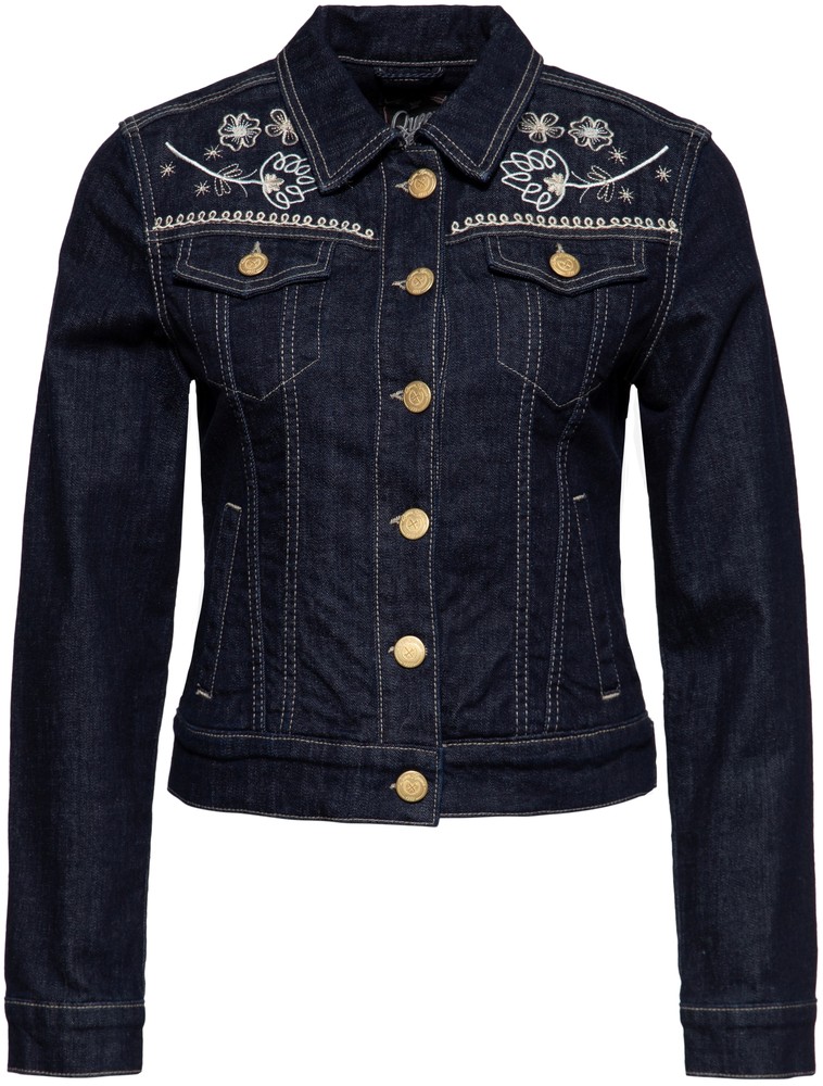 QueenKerosinWesternJeansjackeQKU29003Denim