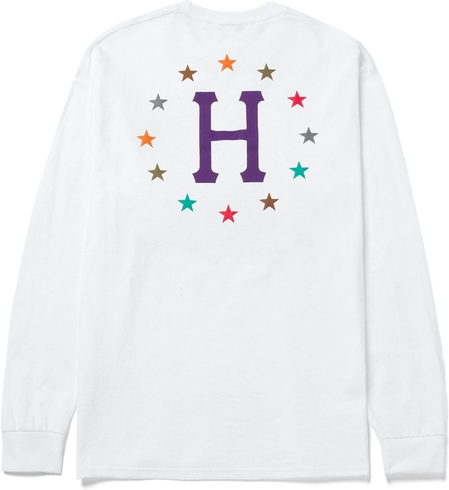 HUFPuffGalaxiesLongsleeveTS01809White-S