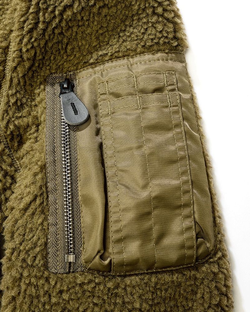 BranditFleecejackeMA1SherpaJacket3192Olive-S