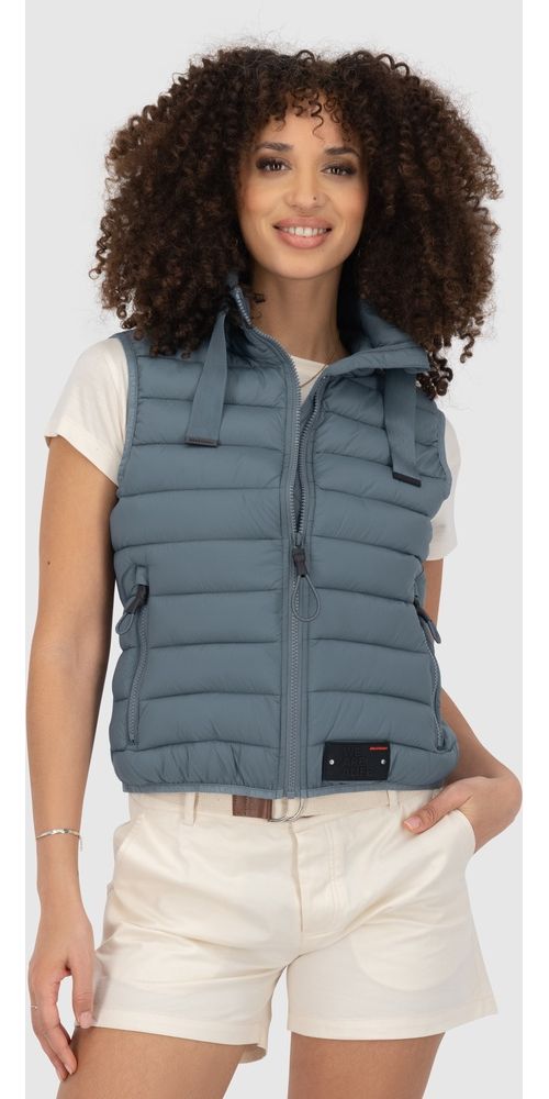 AlifeKickinDamenbergangsjackeRujaAKAShortVest11508-9999Basalt-L