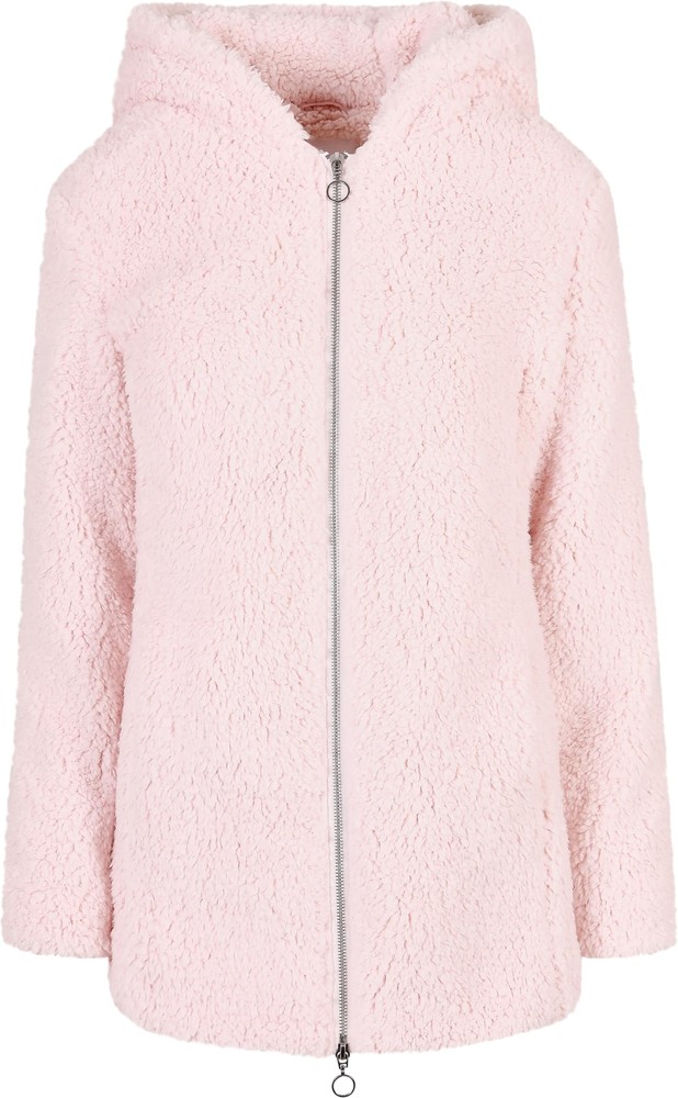 UrbanClassicsDamenJackeLadiesSherpaJacketPink-3XL