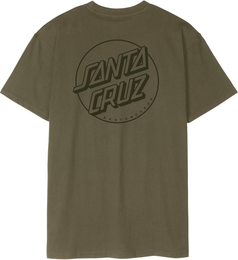 SantaCruzTonalOpusDotStripeT-ShirtSCM-T3270UniformGreen-XS