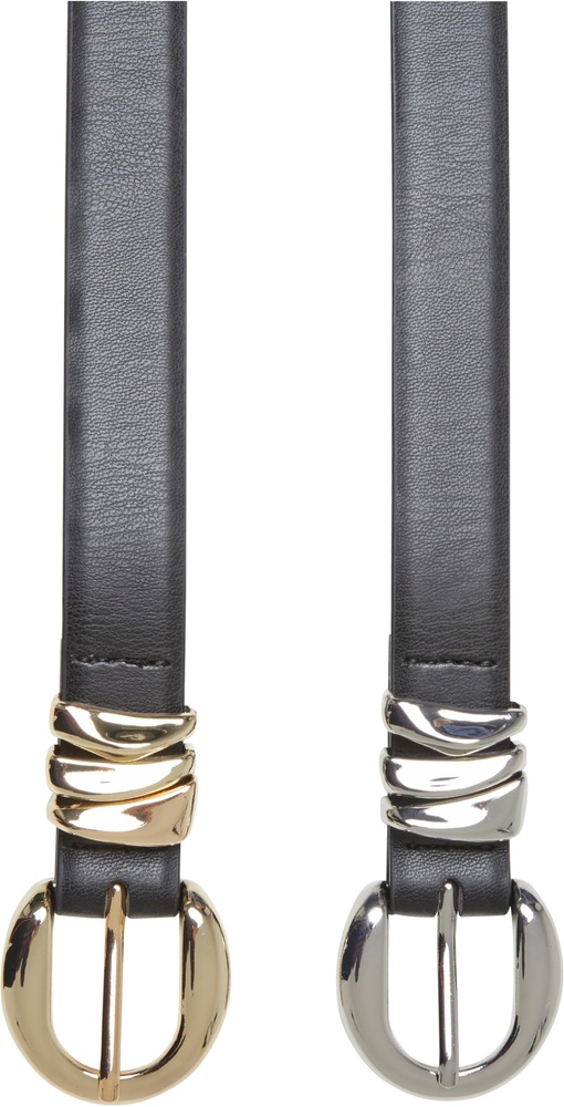 UrbanClassicsChunkyMultipleLoopSyntheticLeatherBelt2-PackTB7213A