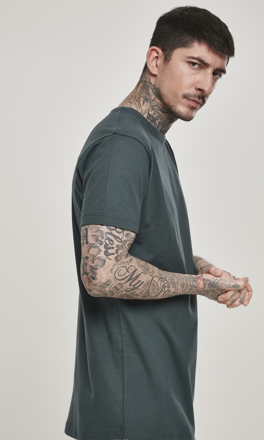 UrbanClassicsT-ShirtShapedLongTeeBottlegreen-2XL