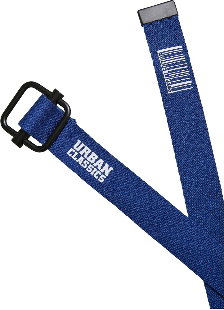UrbanClassicsJungenGrtelIndustrialCanvasBeltKids2-PackBlackBlue