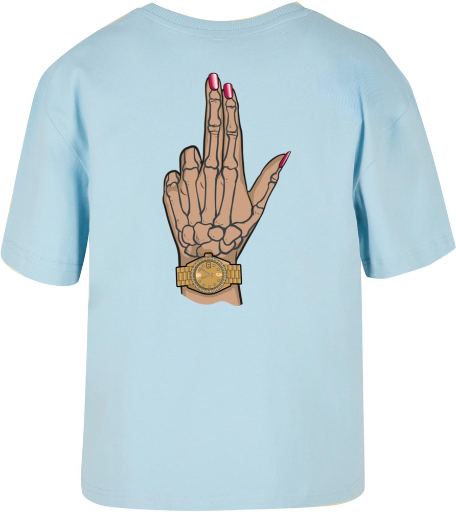 MissTeeDamenT-ShirtBadGirlBangTeeMST021Oceanblue-3XL