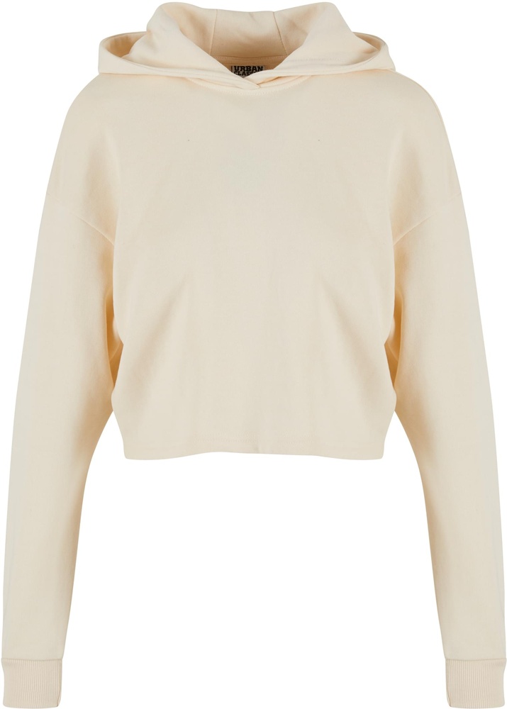 UrbanClassicsDamenLadiesOversizedCroppedLightTerryHoodieTB6854Whitesand-3XL