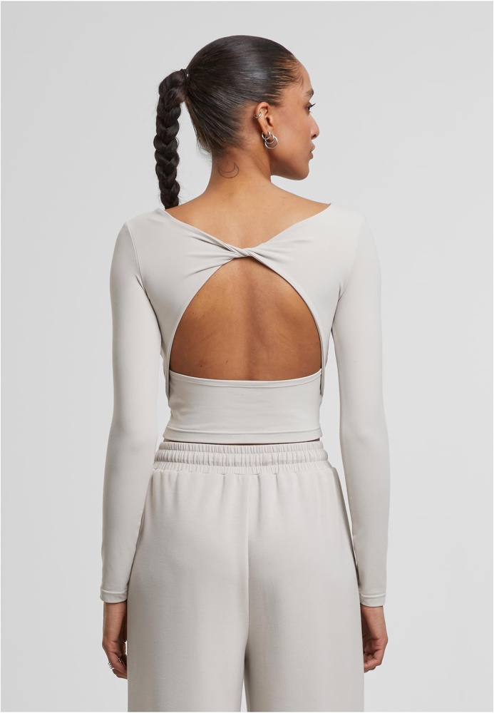 UrbanClassicsDamenLadiesSlimFitLongsleeveTB7721Cloud-L