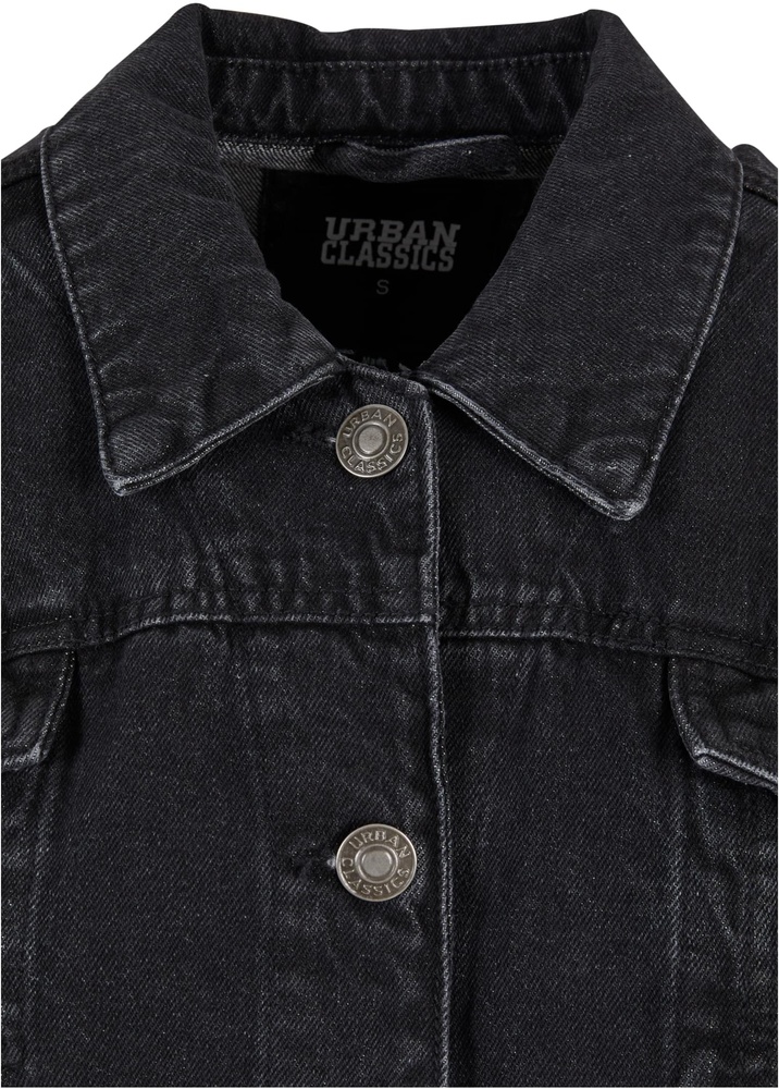 UrbanClassicsDamenJeansjackeLadiesOversized90sDenimJacketTB6208BlackWashed-3XL