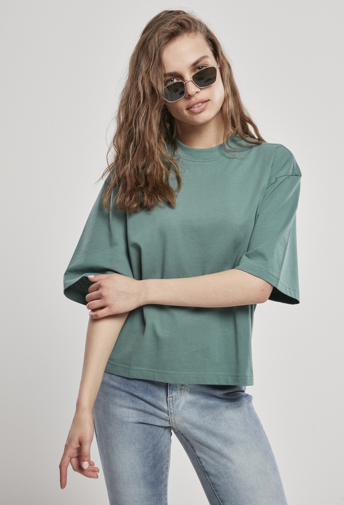 UrbanClassicsDamenT-ShirtLadiesOrganicOversizedTeePaleleaf-3XL