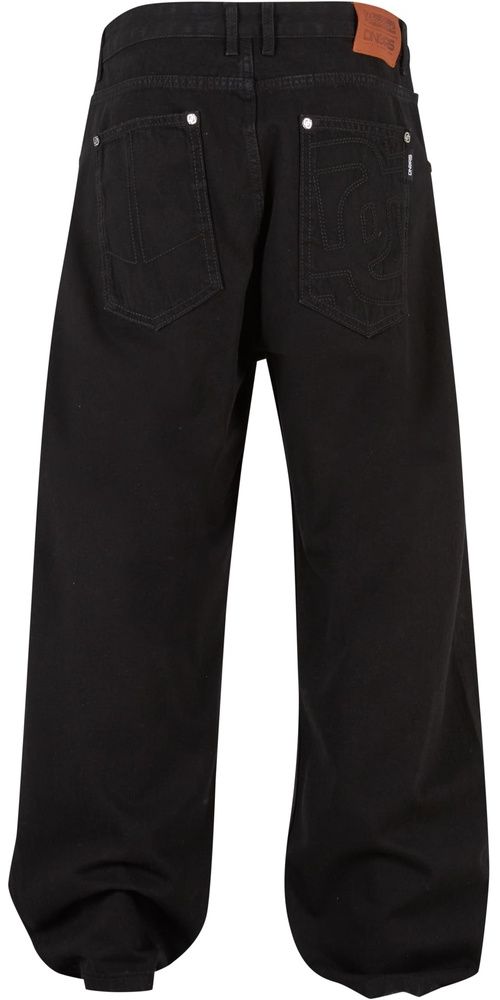 DangerousDNGRSHomieBaggyJeansDGJS158Black-W32-L32