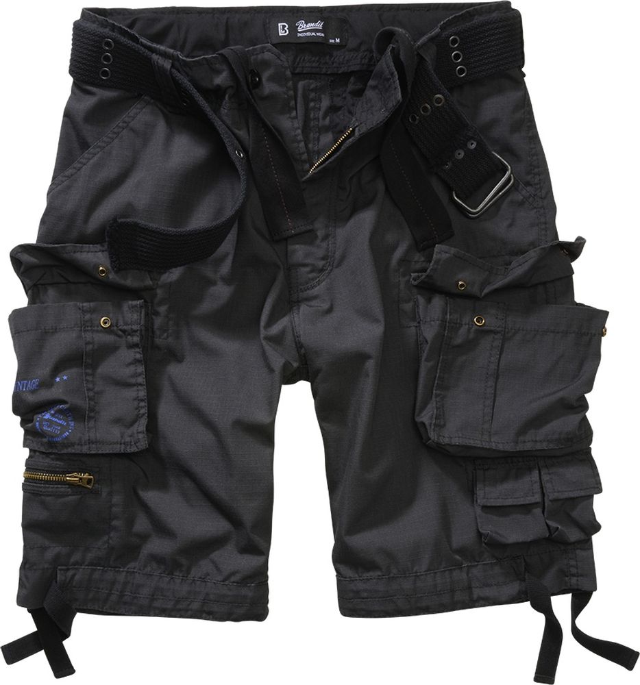 BranditShortSavageRipstopShorts2021Black-S