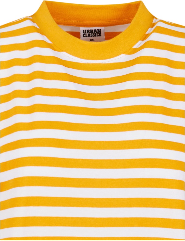 UrbanClassicsDamenLadiesOversizedStripedTeeDressTB6828WhiteMagicmango-3XL
