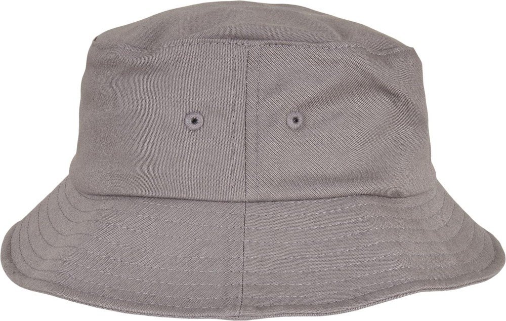 FlexfitKinderCottonTwillBucketHatKidsGrey