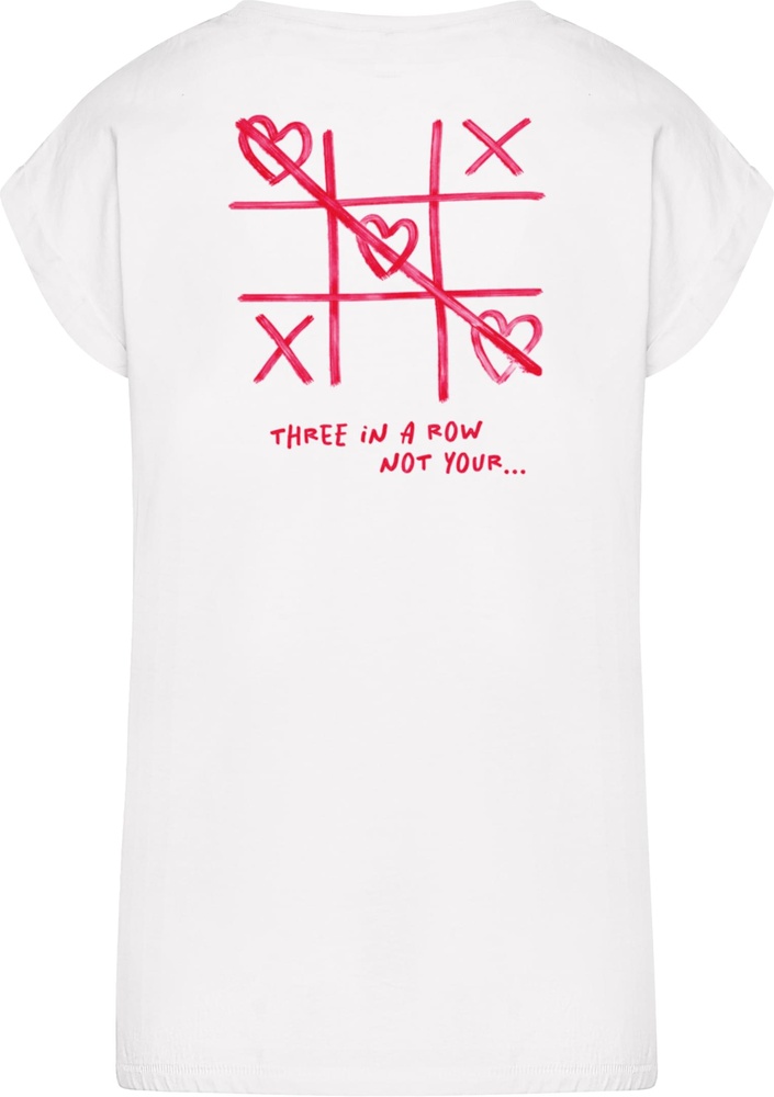 MissTeeDamenT-ShirtThreeInARowLadiesExtendedShoulderMST352