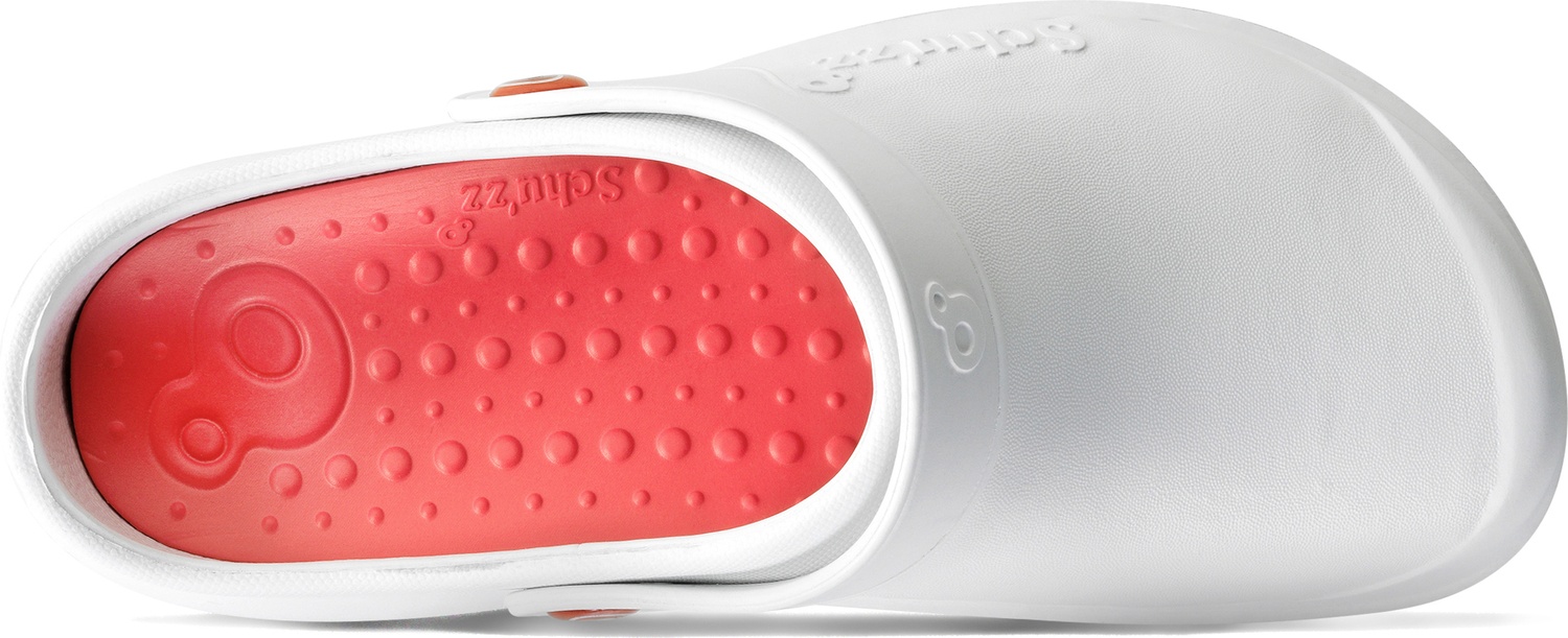 SchuzzSchuzzDamenClogBerufsschuhePROTECFemmeuniBlancCorailWei-36