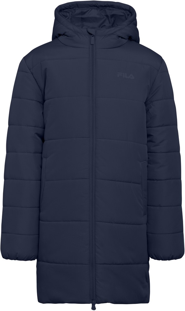 FilaTeensMdchenWattierteJackeBergkamenLongPuffJacketBlackIris-134140