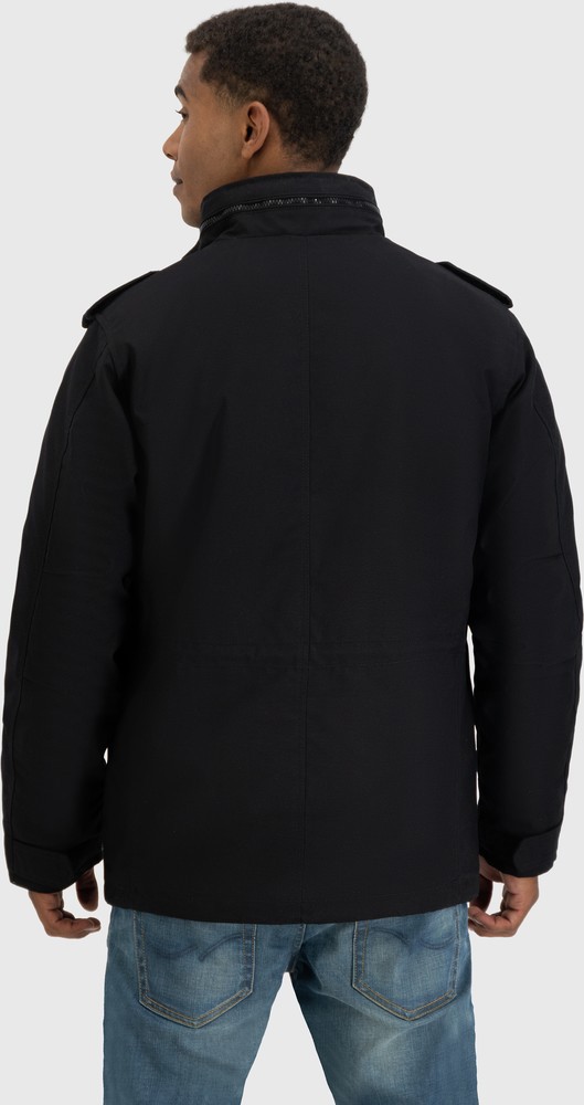 VintageIndustriesbergangsjackeBrentParkaBlack